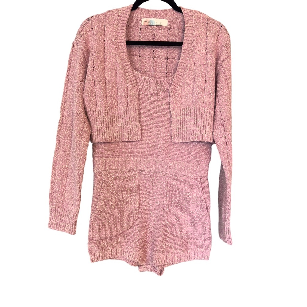 FREE PEOPLE BEACH DECLAN SWEATER SET ROMPER NWOT - Picture 2 of 10